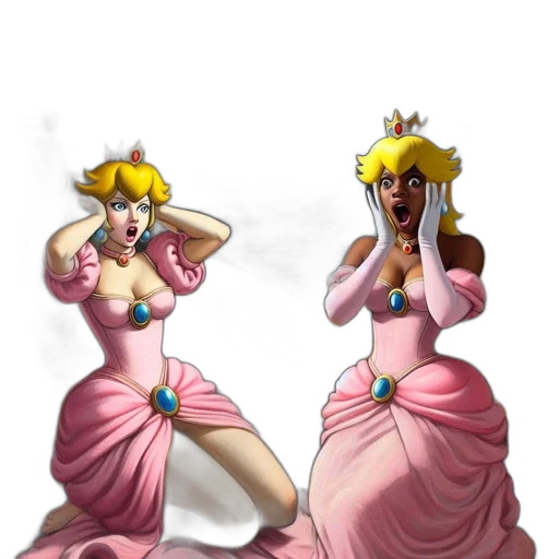 dress, crown, concept art, 3d render transparent PNG cut-out