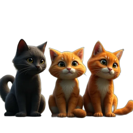 staff, animal, 3d render, concept art transparent PNG cut-out