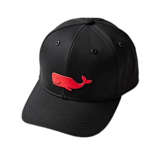 hat, 3d render, black, baseball transparent PNG cut-out