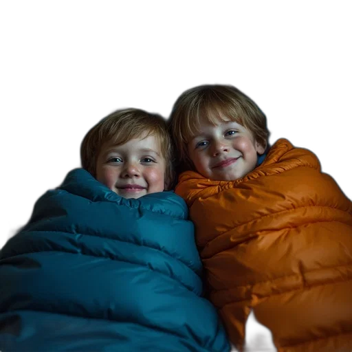 jacket, 3d render, two, boys transparent PNG cut-out