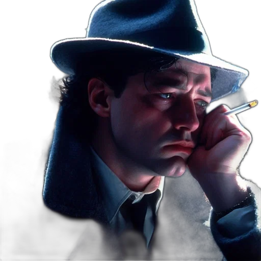 hat, face, staff, jacket transparent PNG cut-out