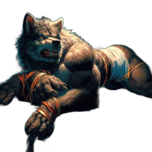 animal, creature, staff, weapon transparent PNG cut-out