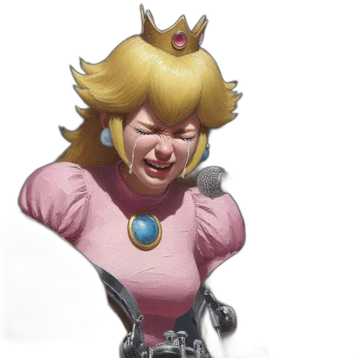 crown, robot, dress, weapon transparent PNG cut-out