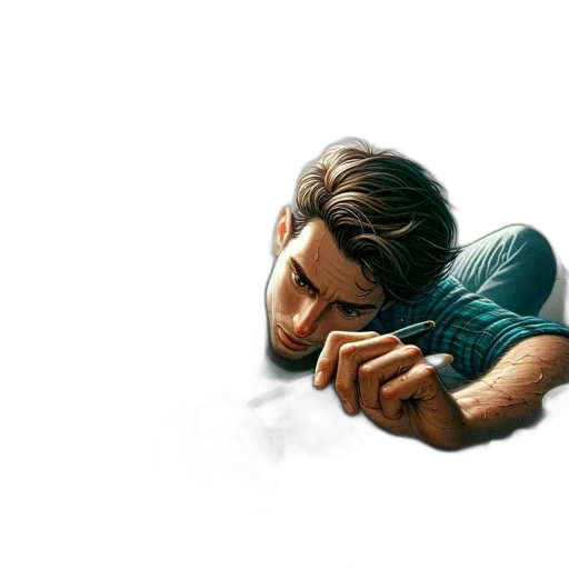 face, photorealistic, 3d render, concept art transparent PNG cut-out