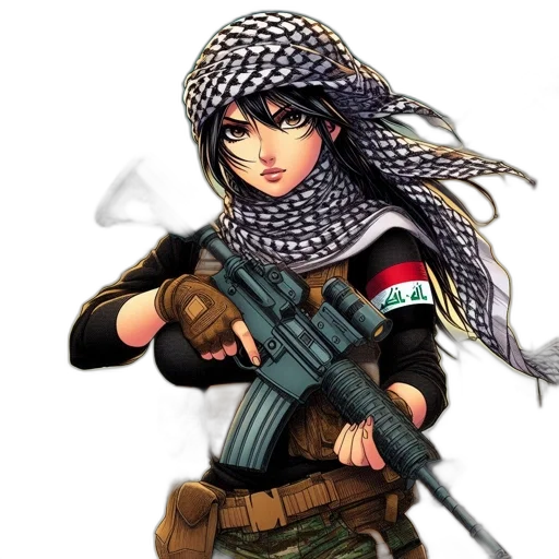 weapon, comic book art, concept art, pixel art transparent PNG cut-out