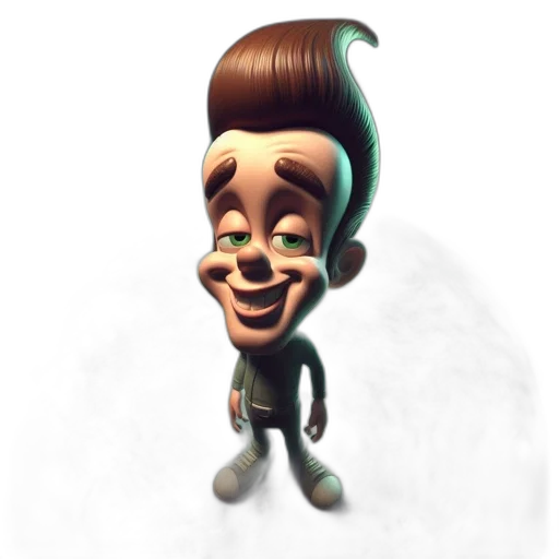 hair, face, staff, creature transparent PNG cut-out