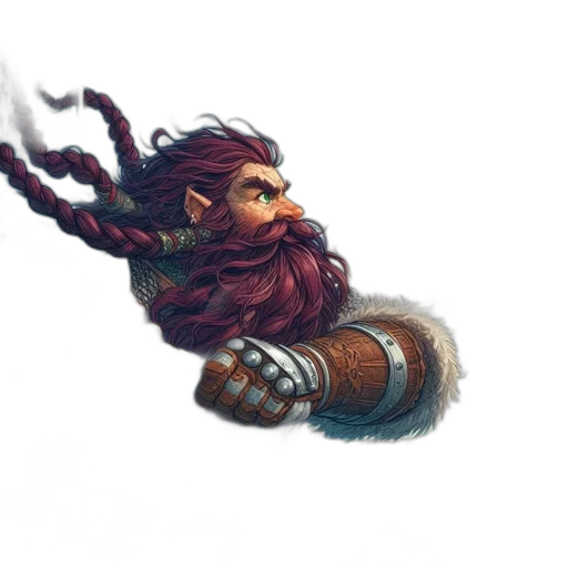 dragon, staff, sword, creature transparent PNG cut-out