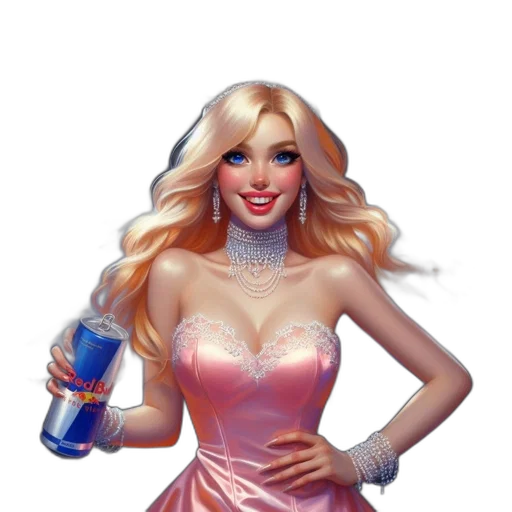 dress, bottle, fantasy art, concept art transparent PNG cut-out