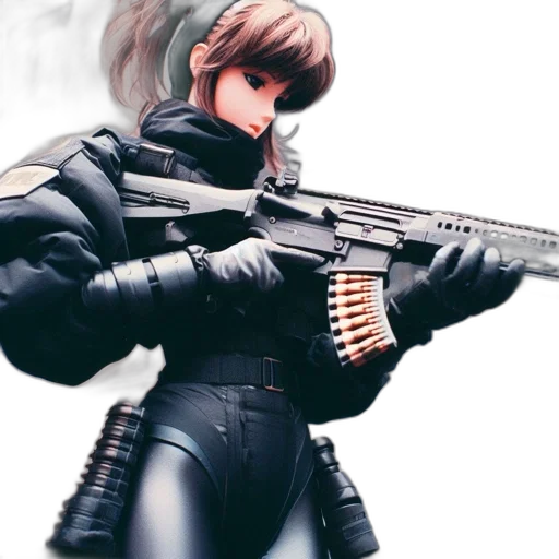 weapon, jacket, cyberpunk, concept art transparent PNG cut-out
