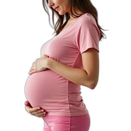 photorealistic, woman, pink, top transparent PNG cut-out