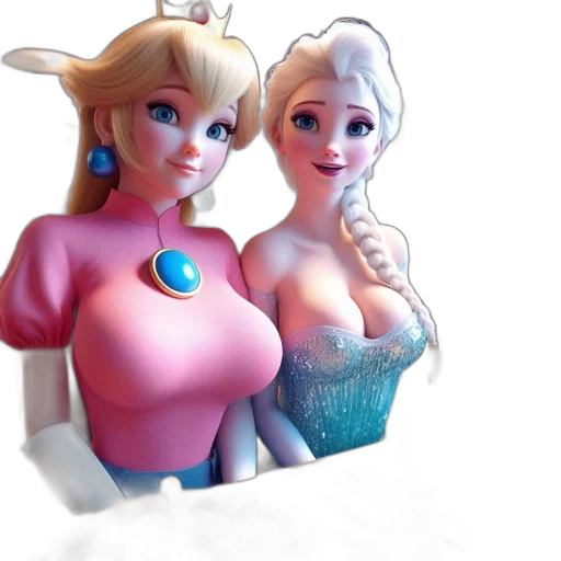 dress, robot, 3d render, concept art transparent PNG cut-out