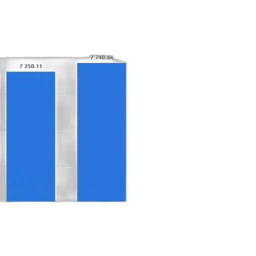 3d render, blue, monochrome, bar transparent PNG cut-out