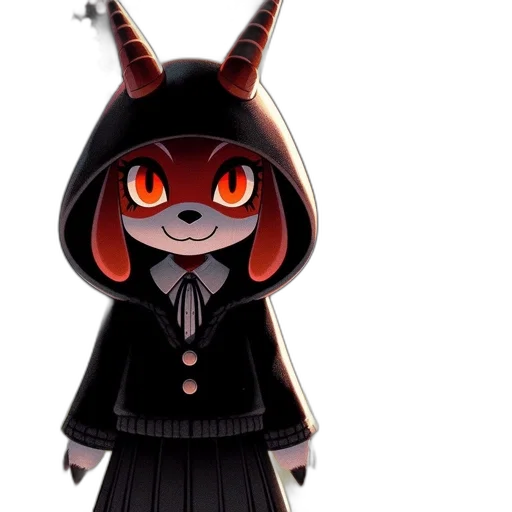 creature, staff, hat, mask transparent PNG cut-out