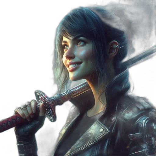 sword, staff, weapon, fantasy art transparent PNG cut-out