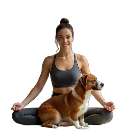 woman, practices, yoga, posture transparent PNG cut-out