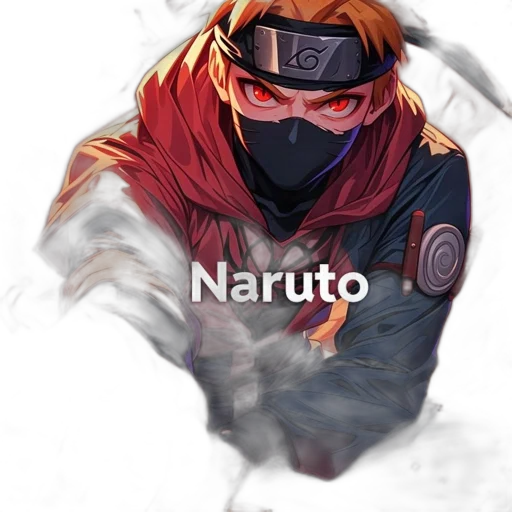 mask, weapon, staff, anime transparent PNG cut-out