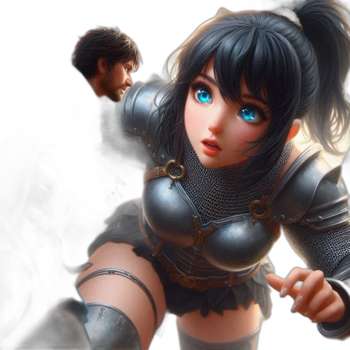 sword, fantasy art, concept art, comic book art transparent PNG cut-out