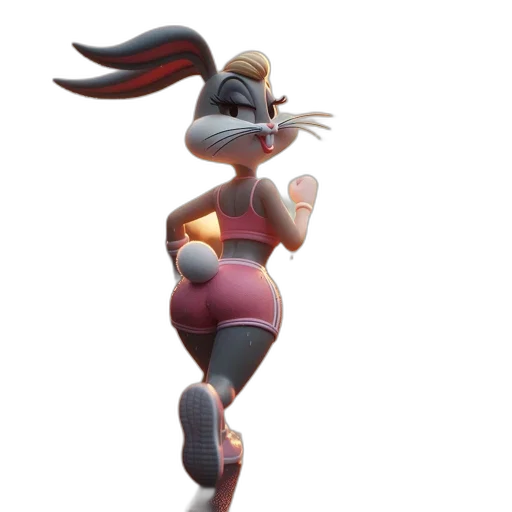 dress, animal, creature, 3d render transparent PNG cut-out
