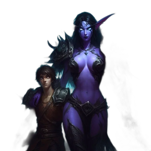 fantasy art, concept art, comic book art, pixel art transparent PNG cut-out