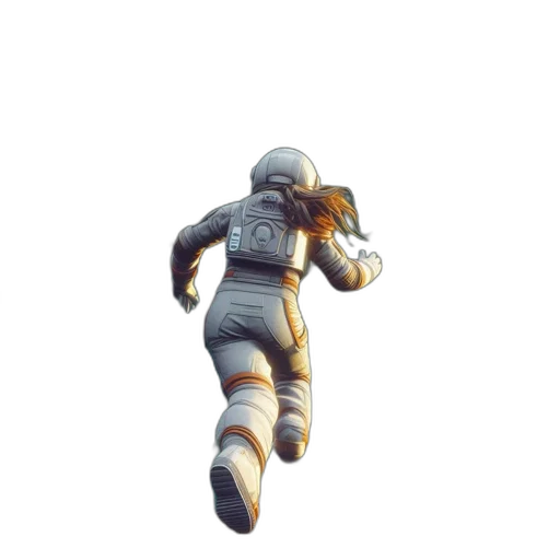 robot, creature, weapon, staff transparent PNG cut-out