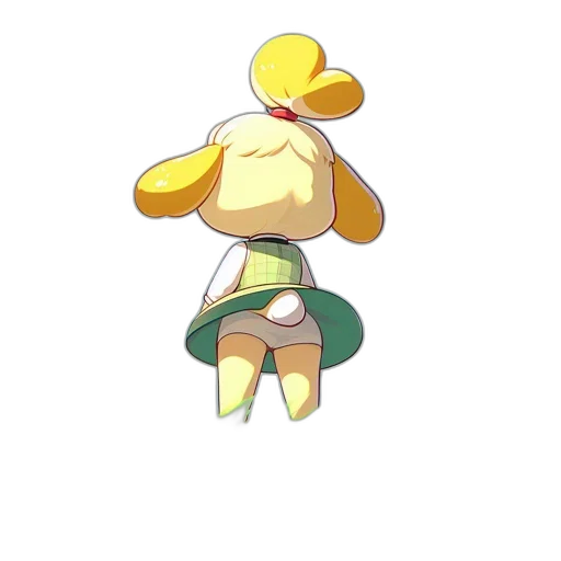 hat, staff, dress, creature transparent PNG cut-out