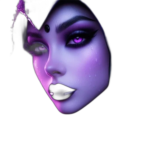 face, mask, crown, jewelry transparent PNG cut-out
