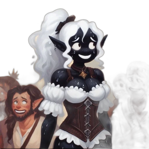 mask, concept art, fantasy art, comic book art transparent PNG cut-out