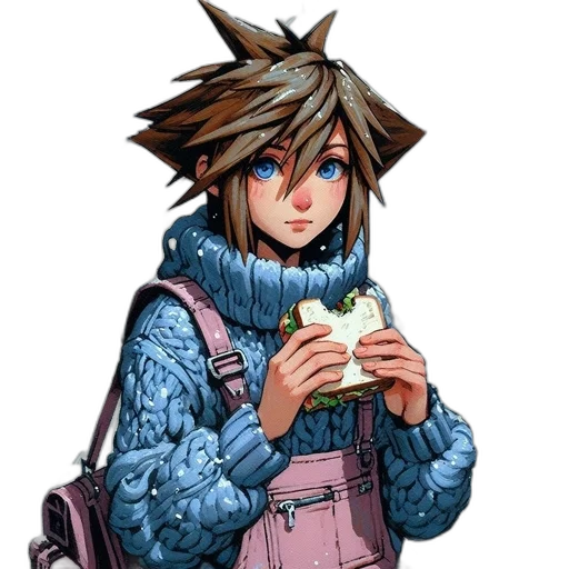 jacket, food, animal, pixel art transparent PNG cut-out
