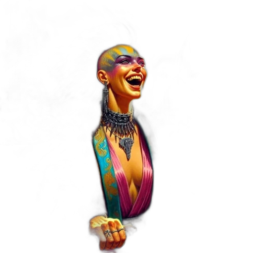 jewelry, robot, concept art, 3d render transparent PNG cut-out