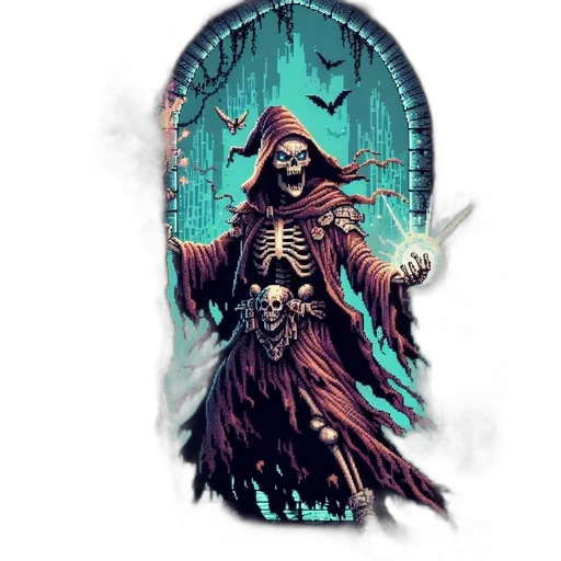 jacket, fantasy art, concept art, pixel art transparent PNG cut-out