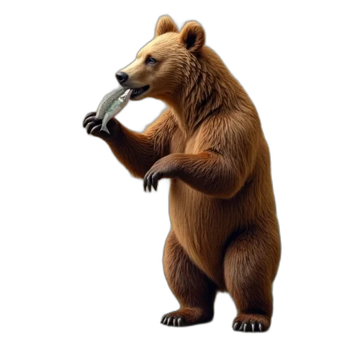 animal, food, concept art, 3d render transparent PNG cut-out