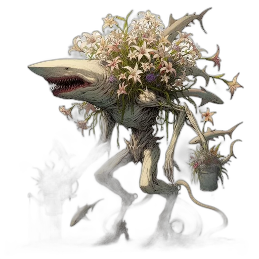 creature, dragon, staff, mask transparent PNG cut-out