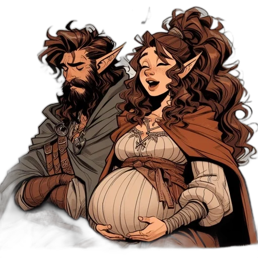 concept art, fantasy art, comic book art, watercolor transparent PNG cut-out