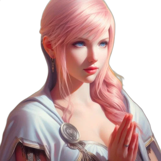 face, dress, fantasy art, concept art transparent PNG cut-out