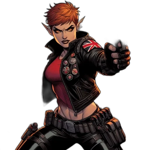 jacket, weapon, comic book art, concept art transparent PNG cut-out