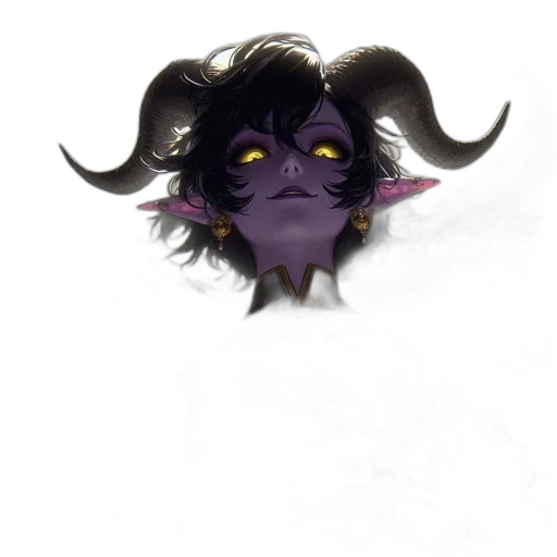mask, creature, staff, face transparent PNG cut-out