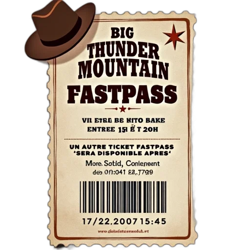 ticket, cowboy, hat, graphic transparent PNG cut-out