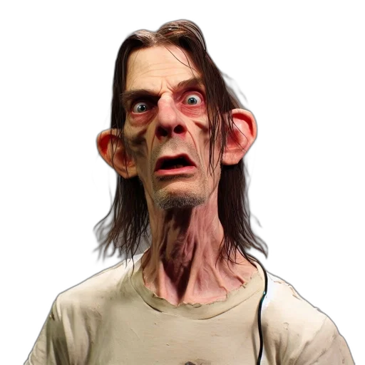 face, staff, creature, mask transparent PNG cut-out