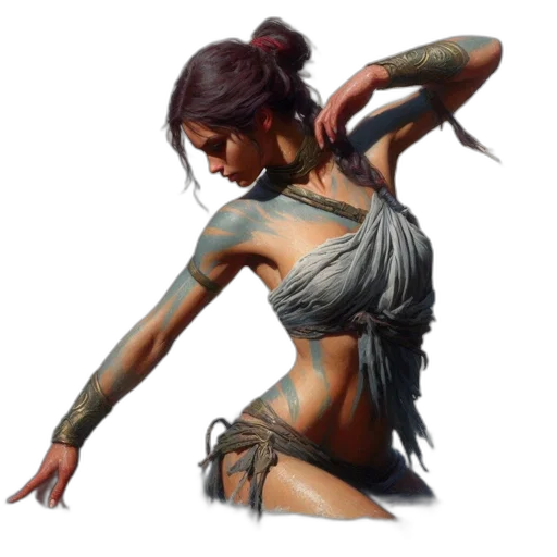 concept art, fantasy art, photorealistic, comic book art transparent PNG cut-out