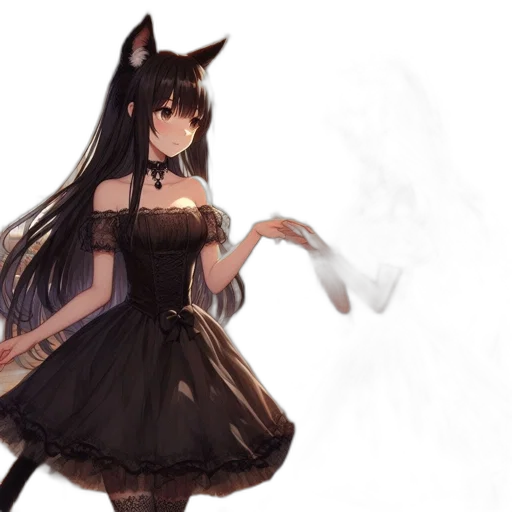 dress, staff, weapon, mask transparent PNG cut-out