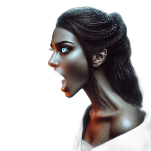 face, mask, creature, robot transparent PNG cut-out