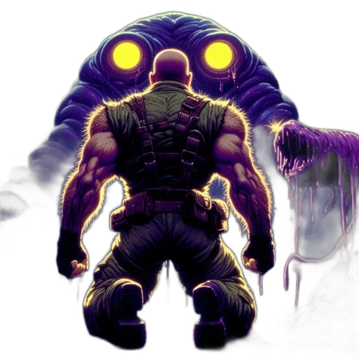 creature, concept art, comic book art, fantasy art transparent PNG cut-out