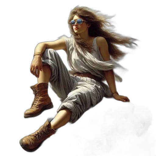 fantasy art, concept art, comic book art, photorealistic transparent PNG cut-out