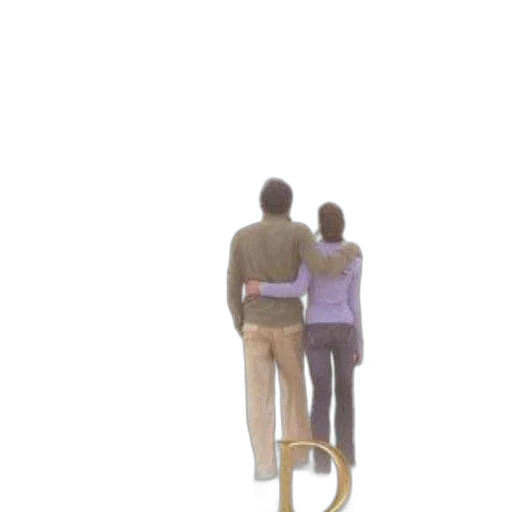 umbrella, jacket, staff, 3d render transparent PNG cut-out