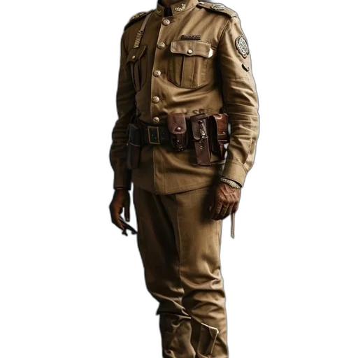 staff, jacket, concept art, photorealistic transparent PNG cut-out