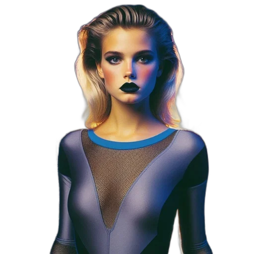 dress, jewelry, jacket, face transparent PNG cut-out