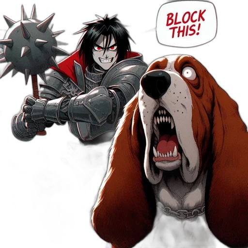 comic book art, concept art, dark-haired, warrior transparent PNG cut-out