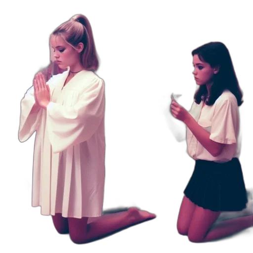 dress, vaporwave, concept art, monochrome transparent PNG cut-out