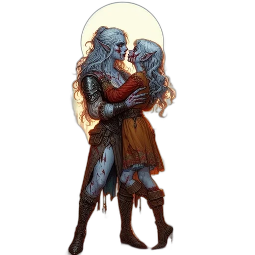concept art, fantasy art, comic book art, pixel art transparent PNG cut-out