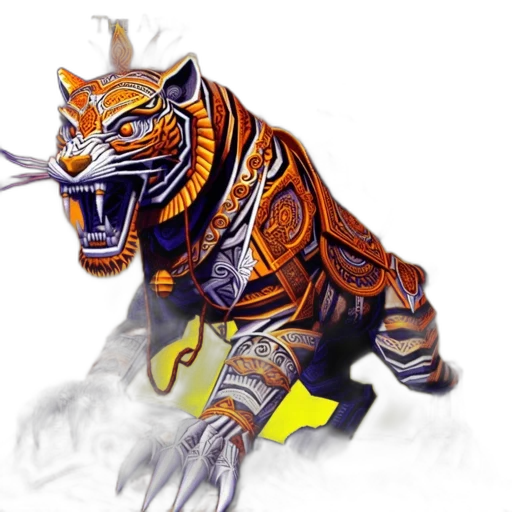 animal, dragon, creature, staff transparent PNG cut-out